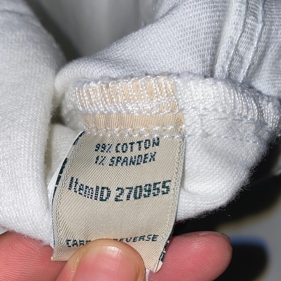 L.L. Bean Women's Flare White Jeans - Picture 12 of 12